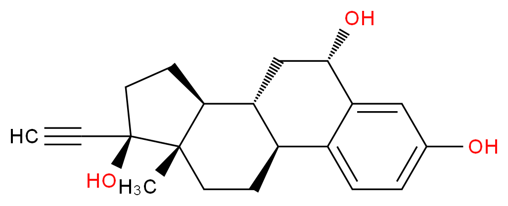 6α-Hydroxy Ethynyl Estradiol_分子结构_CAS_27521-34-2)