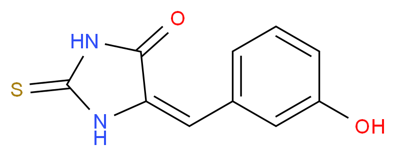 5-[1-(3-Hydroxy-phenyl)-meth-(Z)-ylidene]-2-thioxo-imidazolidin-4-one_分子结构_CAS_74920-46-0)