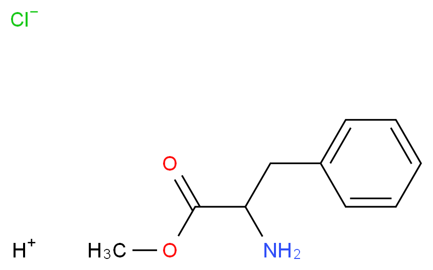 L-Phenylalanine methyl ester hydrochloride_分子结构_CAS_7524-50-7)