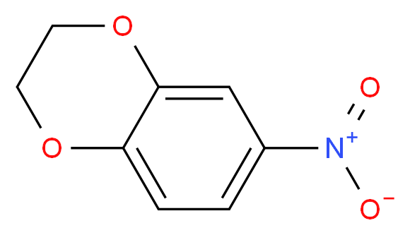 6-nitro-2,3-dihydro-1,4-benzodioxine_分子结构_CAS_)