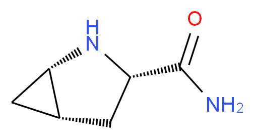 (1S,3S,5S)-2-Azabicyclo[3.1.0]hexane-3-carboxamide_分子结构_CAS_361440-68-8)