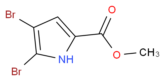 Methyl 4,5-dibromo-1H-pyrrole-2-carboxylate_分子结构_CAS_937-16-6)