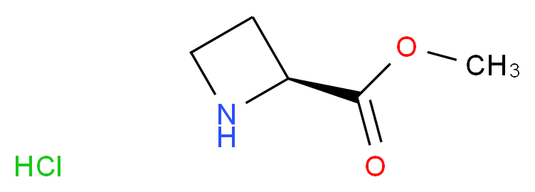 methyl (2S)-azetidine-2-carboxylate hydrochloride_分子结构_CAS_69684-69-1