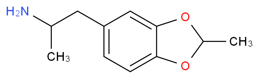 3,4-Ethylidenedioxyamphetamine_分子结构_CAS_)