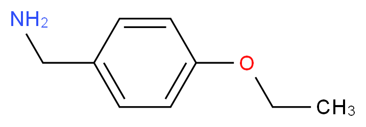 4-Ethoxy-benzylamine_分子结构_CAS_6850-60-8)