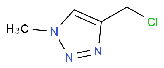 4-(chloromethyl)-1-methyl-1H-1,2,3-triazole_分子结构_CAS_269726-46-7)