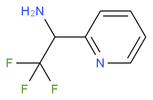 2,2,2-trifluoro-1-(pyridin-2-yl)ethanamine_分子结构_CAS_503173-14-6)