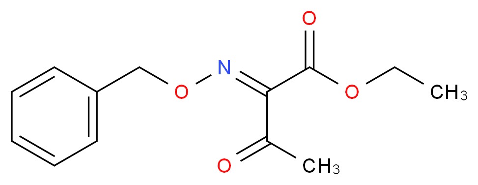 Ethyl 2-[(benzyloxy)imino]-3-oxobutanoate_分子结构_CAS_)