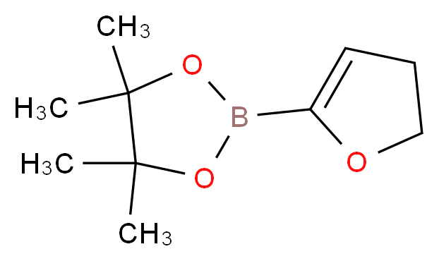 2,3-二氢-5-呋喃基硼酸频哪醇酯_分子结构_CAS_1046812-02-5)