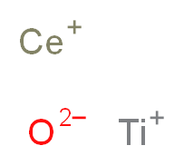 $l^{1}-cerium(1+) ion titanium(1+) ion oxidandiide_分子结构_CAS_52014-82-1