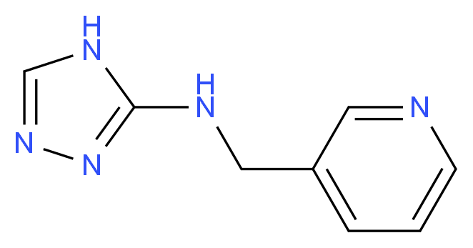 N-(pyridin-3-ylmethyl)-4H-1,2,4-triazol-3-amine_分子结构_CAS_200431-98-7)