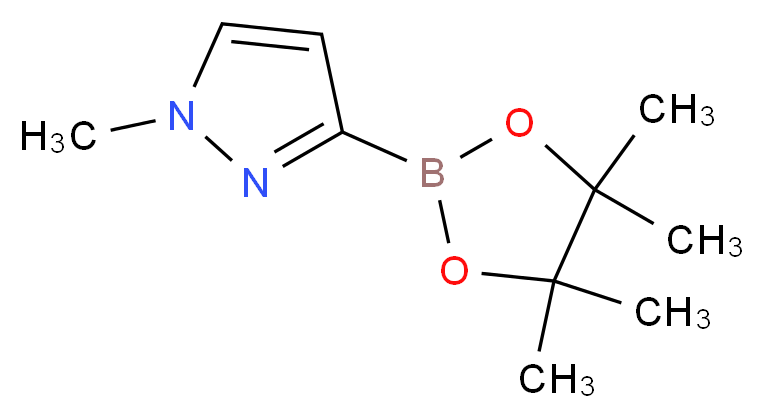 1-Methyl-1H-pyrazole-5-boronic acid pinacol ester_分子结构_CAS_847818-74-0)