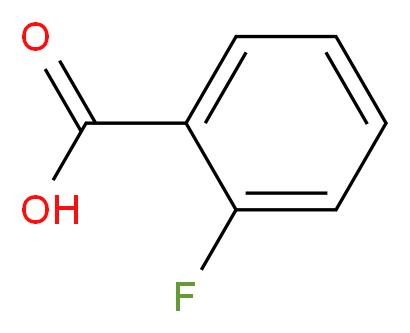 2-Fluorobenzoic acid_分子结构_CAS_445-29-4)