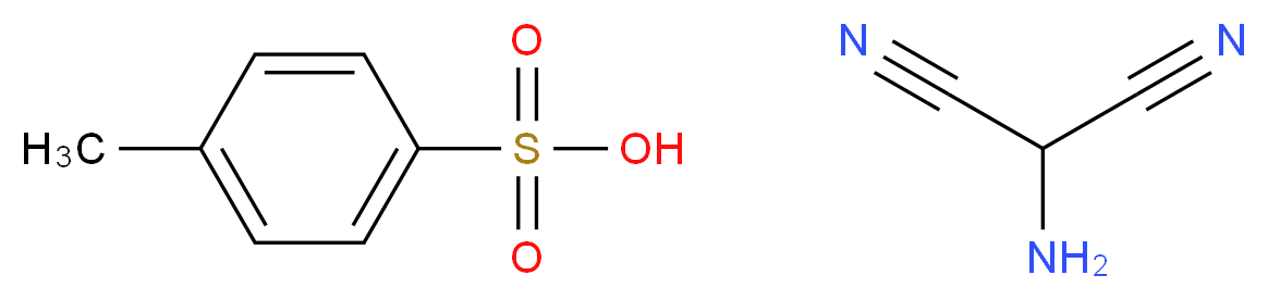 对苯二磺酸氨基丙二酰丁氰_分子结构_CAS_5098-14-6)