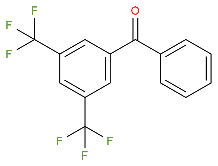 3,5-Bis(trifluoromethyl)benzophenone 97%_分子结构_CAS_21221-93-2)