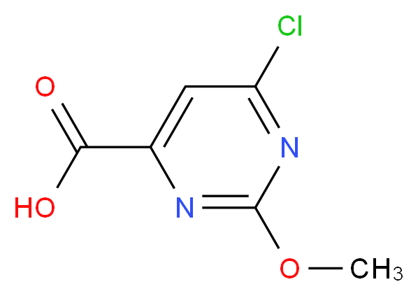 6-CHLORO-2-METHOXYPYRIMIDINE-4-CARBOXYLIC ACID_分子结构_CAS_944902-07-2)