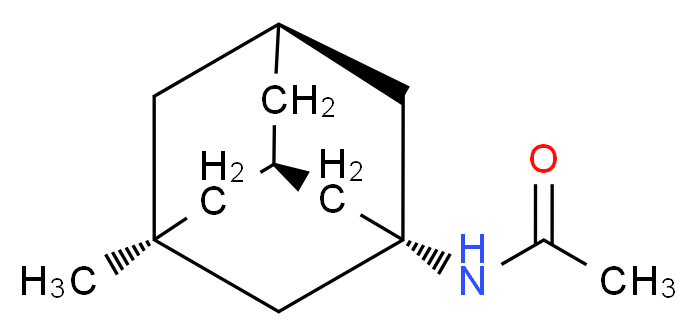 N-[(1s,3s,5R,7S)-3-methyladamantan-1-yl]acetamide_分子结构_CAS_778-09-6