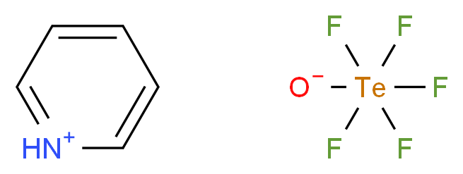 吡啶五氟氧代碲酸(VI)_分子结构_CAS_40904-35-6)