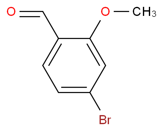 4-溴-2-甲氧基苯甲醛_分子结构_CAS_43192-33-2)
