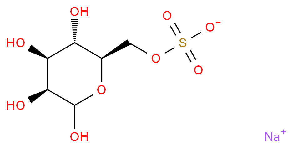 D-Mannose 6-sulfate sodium salt 钠盐_分子结构_CAS_204575-08-6)