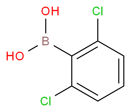 2,6-Dichlorophenylboronic acid_分子结构_CAS_73852-17-2)