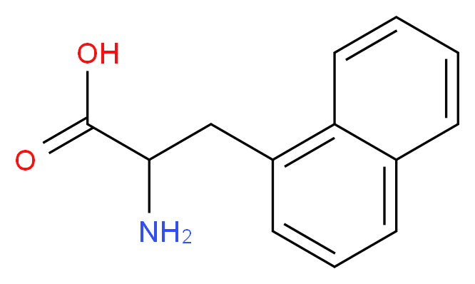 2-amino-3-(naphthalen-1-yl)propanoic acid_分子结构_CAS_28095-56-9