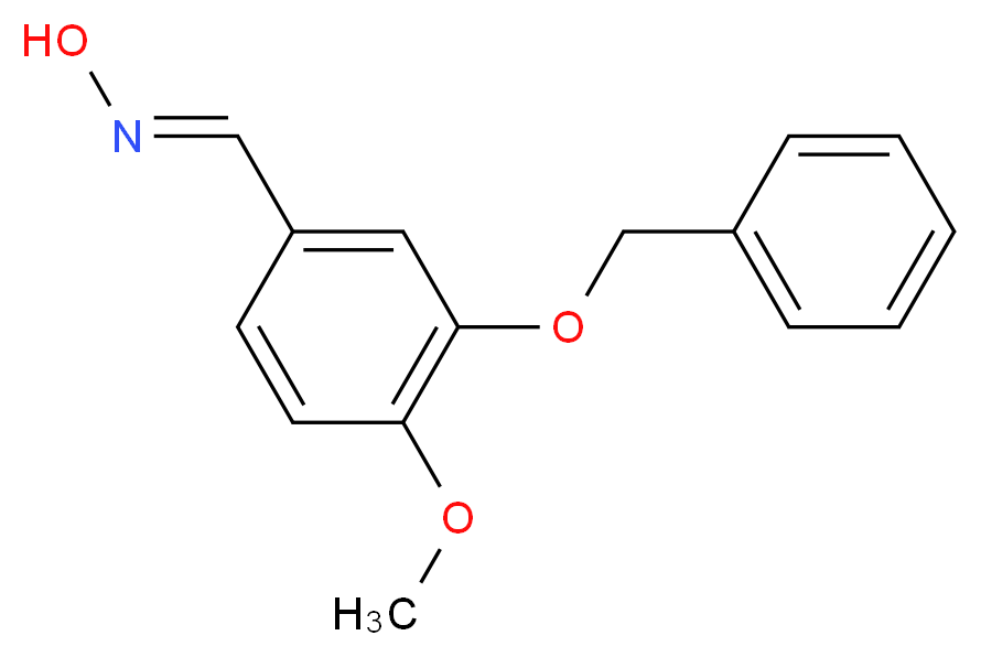 (E)-N-{[3-(benzyloxy)-4-methoxyphenyl]methylidene}hydroxylamine_分子结构_CAS_55667-17-9