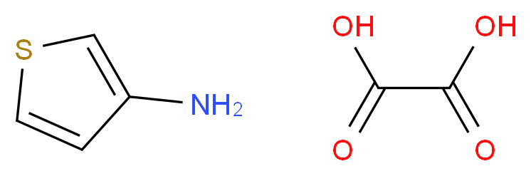 Thiophen-3-amine oxalate_分子结构_CAS_861965-63-1)