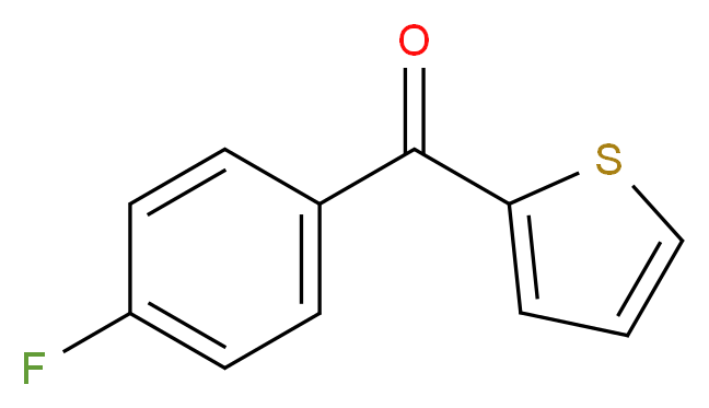 (4-fluorophenyl)(thiophen-2-yl)methanone_分子结构_CAS_579-49-7