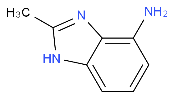 2-methyl-1H-benzimidazol-4-amine_分子结构_CAS_96013-05-7)