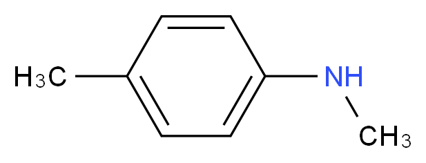N,4-dimethylaniline_分子结构_CAS_623-08-5