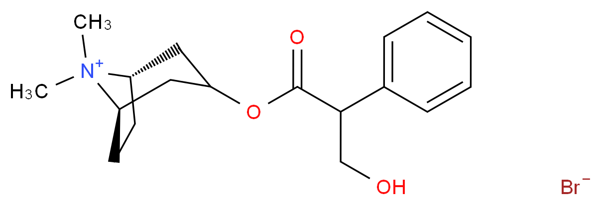 Atropine methyl bromide_分子结构_CAS_2870-71-5)