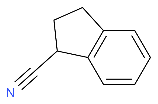 2,3-dihydro-1H-indene-1-carbonitrile_分子结构_CAS_)