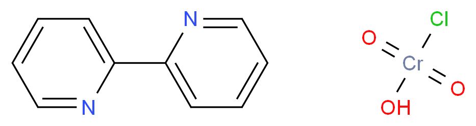 2-(pyridin-2-yl)pyridine; chlorochromiumoylol_分子结构_CAS_76899-34-8