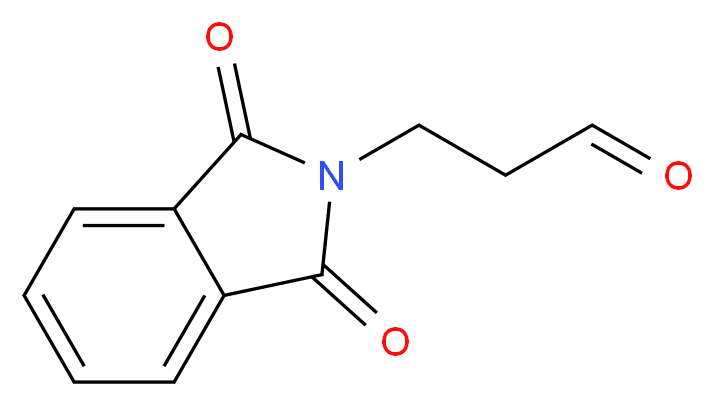 3-(1,3-dioxo-2,3-dihydro-1H-isoindol-2-yl)propanal_分子结构_CAS_2436-29-5