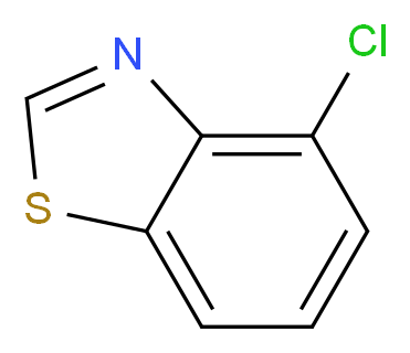 4-chloro-1,3-benzothiazole_分子结构_CAS_3048-45-1