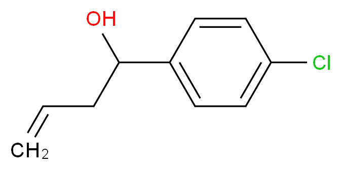 1-(4-chlorophenyl)but-3-en-1-ol_分子结构_CAS_14506-33-3