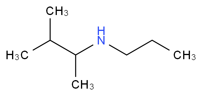 (1,2-dimethylpropyl)propylamine_分子结构_CAS_39190-94-8)