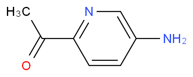 1-(5-AMINOPYRIDIN-2-YL)ETHANONE_分子结构_CAS_51460-32-3)