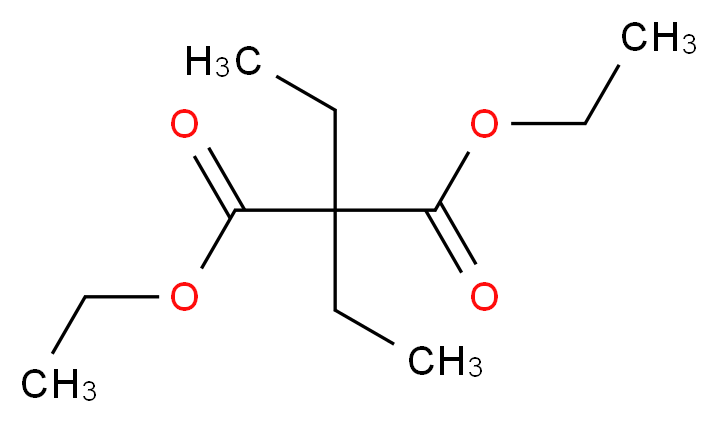 1,3-diethyl 2,2-diethylpropanedioate_分子结构_CAS_77-25-8