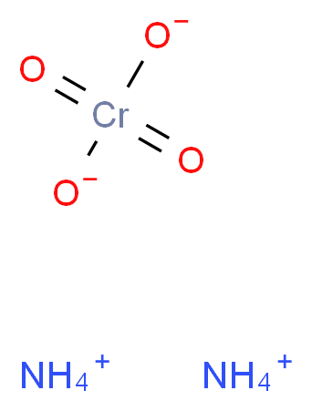 diammonium dioxochromiumbis(olate)_分子结构_CAS_7788-98-9