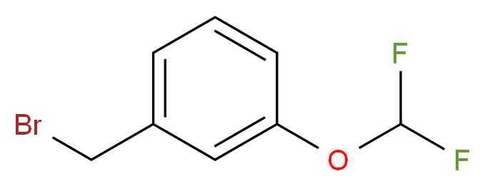 3-(Difluoromethoxy)benzyl bromide 98%_分子结构_CAS_72768-95-7)