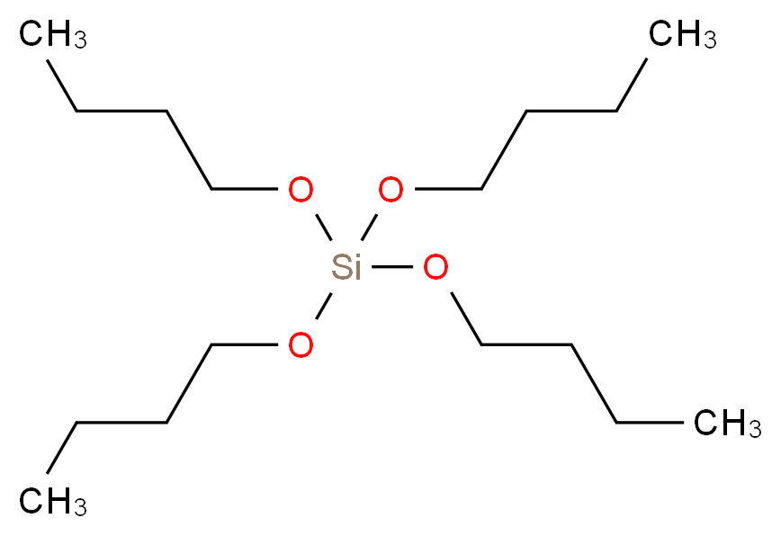 tetrabutyl silicate_分子结构_CAS_4766-57-8