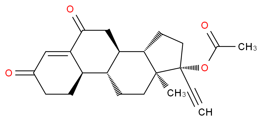 6-Oxo Norethindrone Acetate_分子结构_CAS_438244-27-0)