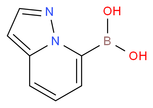 pyrazolo[1,5-a]pyridin-7-ylboronic acid_分子结构_CAS_1231934-40-9)