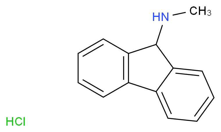 FLUOREN-9-YL-METHYLAMINE HYDROCHLORIDE_分子结构_CAS_34221-61-9)