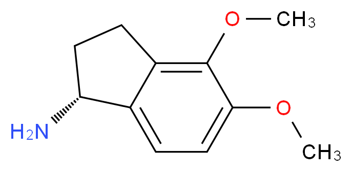 (R)-4,5-DIMETHOXY-INDAN-1-YLAMINE_分子结构_CAS_168902-81-6)