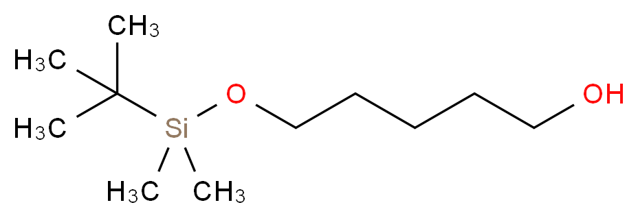 5-(叔丁基二甲基硅氧基)-1-戊醇_分子结构_CAS_83067-20-3)