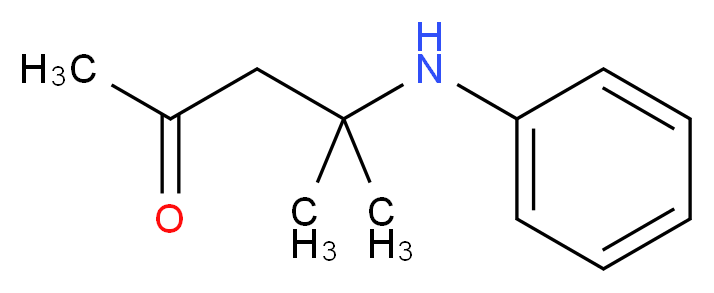 4-anilino-4-methylpentan-2-one_分子结构_CAS_88187-84-2)