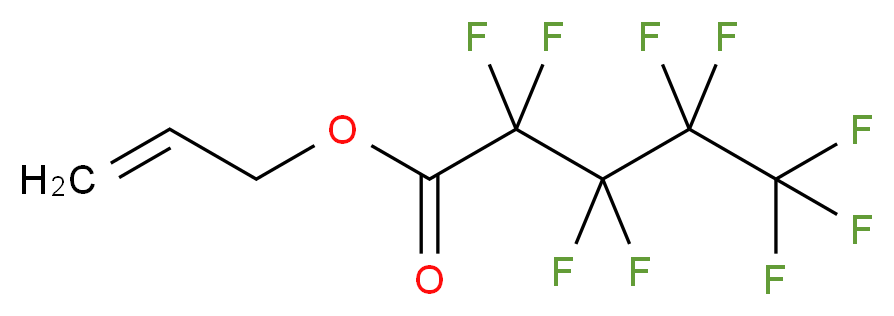 Allyl perfluoropentanoate_分子结构_CAS_84145-17-5)